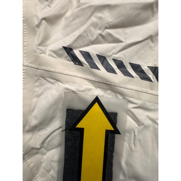 Helly Hansen Vancouver Rain Jacket Cream Beige Women Medium Rain Full Zip Hooded - Picture 10 of 15